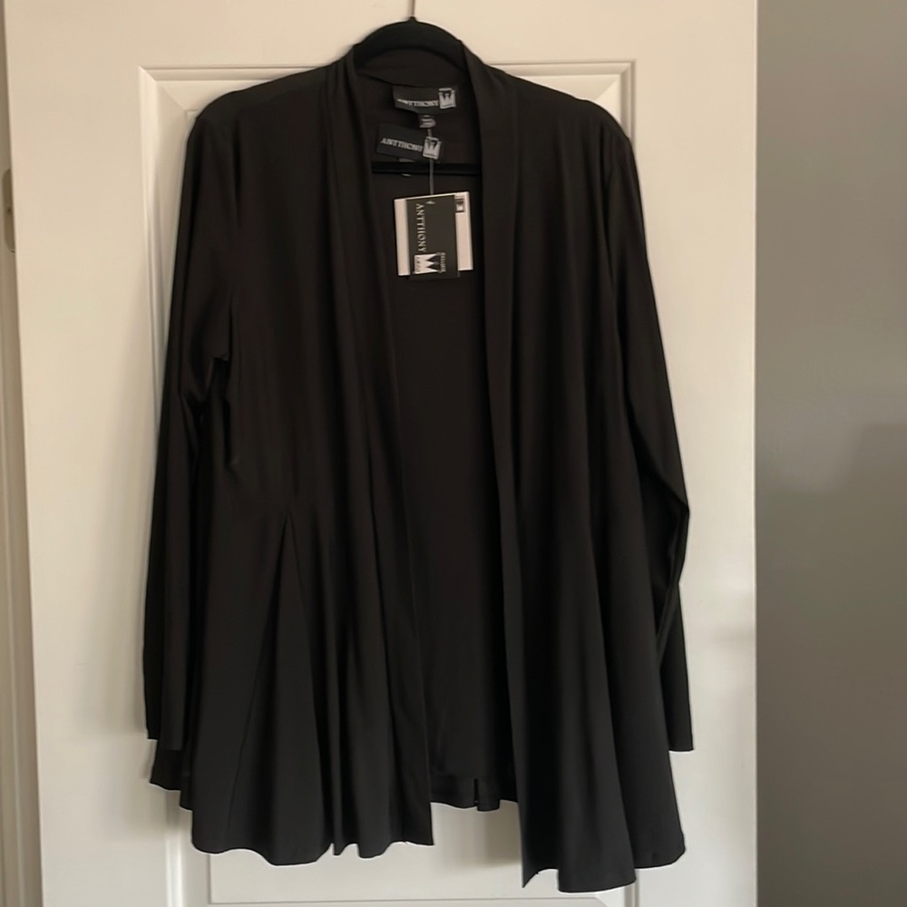 Antthony Black Jacket and Tank Set. NWT